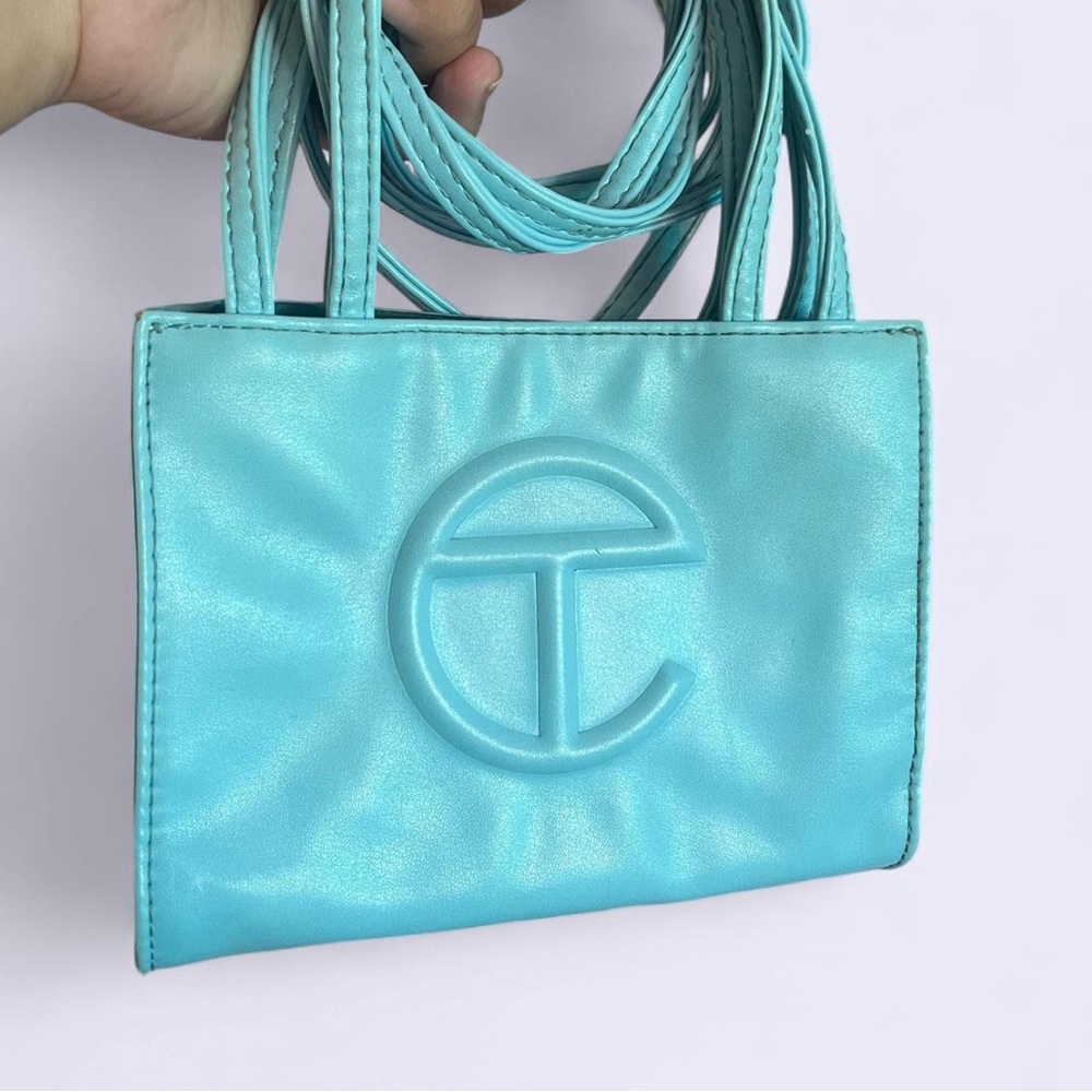 Telfar Mini Bag in Pool Blue
